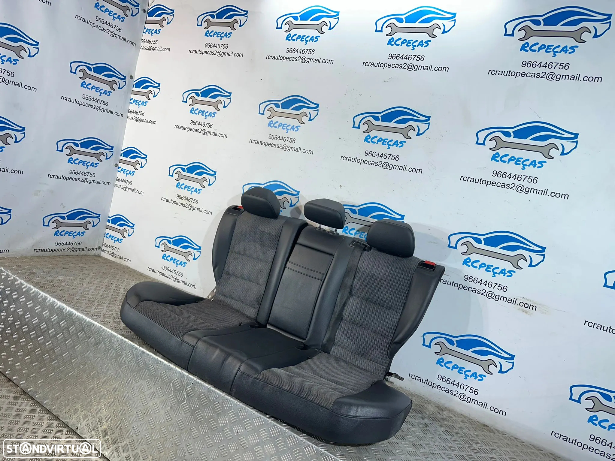 .Conjunto Bancos Pele Tecido Elétricos Frente Frontais Tras Traseiros Originais AMG Sport Mercedes-Benz Classe C W204 S204 Carro Sedan 2007 - 2014 - 7