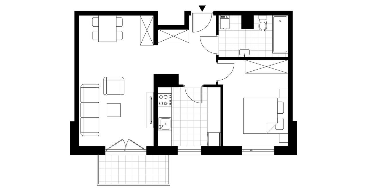 2-pokojowe mieszkanie 49m2 + balkon Bez Prowizji - Pełny obrazek: 3/23