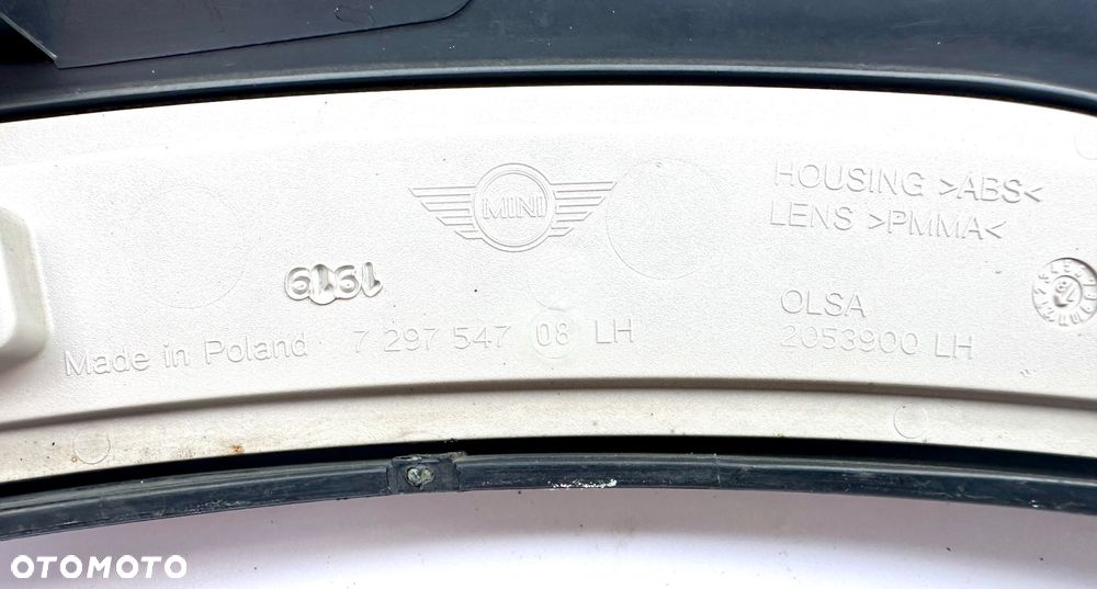 MINI COOPER F56 LCI USA 2019 - LISTWA BŁOTNIK TYŁ OBRYS LEWA L ORYGINAŁ OE - 10