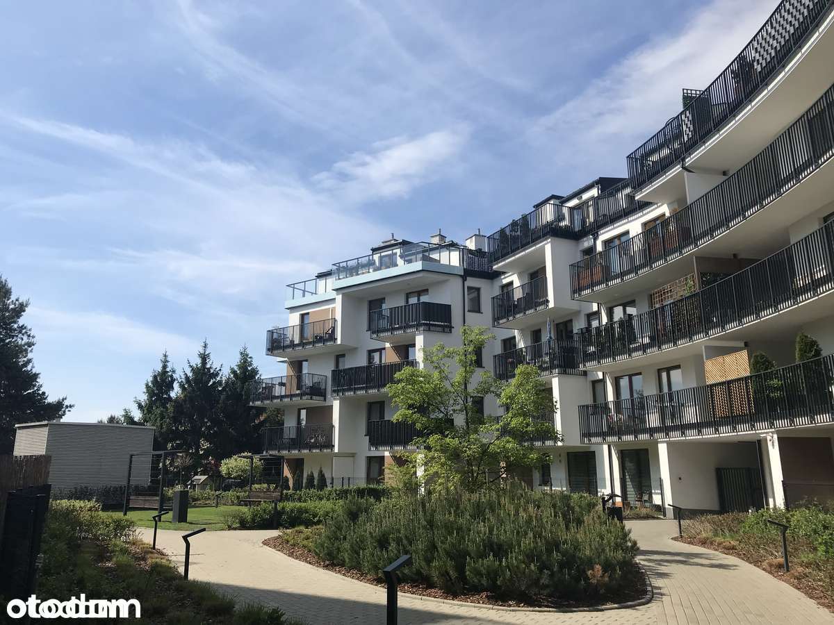 46 m, 2 pokoje, osobna kuchnia, balkon 14 m, garaż