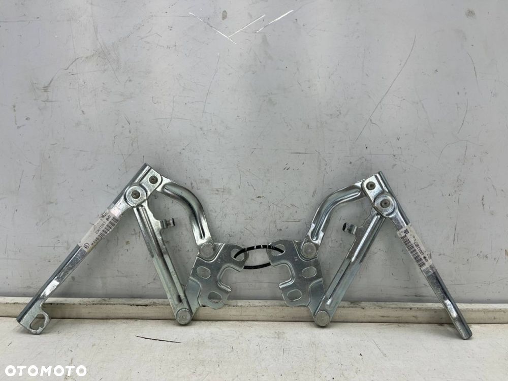 Zawias maski Opel Corsa D 06-14r. NOWE oryginalne zawiasy pokrywy silnika lewy prawy komplet - 1