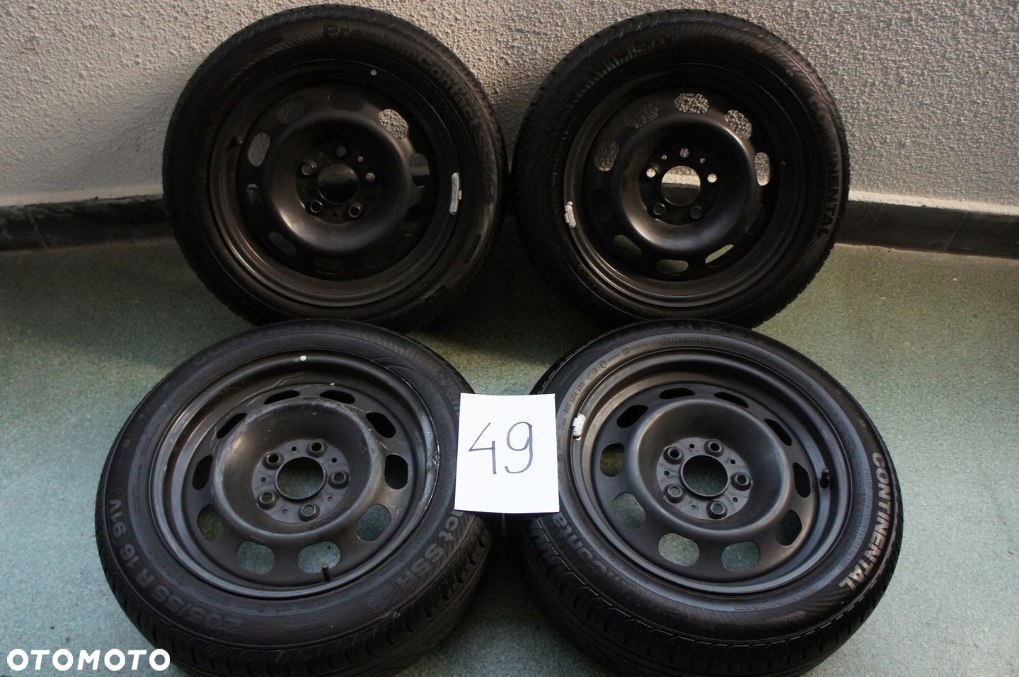 NR 49 Koła Letnie Stalowe BMW 1 205/55/16 Runflat Continental - 1