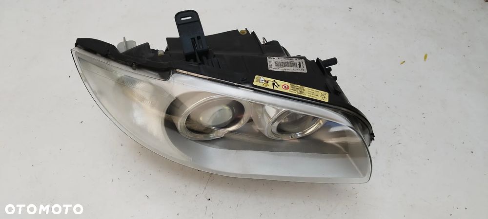 BMW 1 E87 E88 2006-2007 Bi Xenon Skrętny Prawy Idealny Oryginał 6952604 - 06 - 1