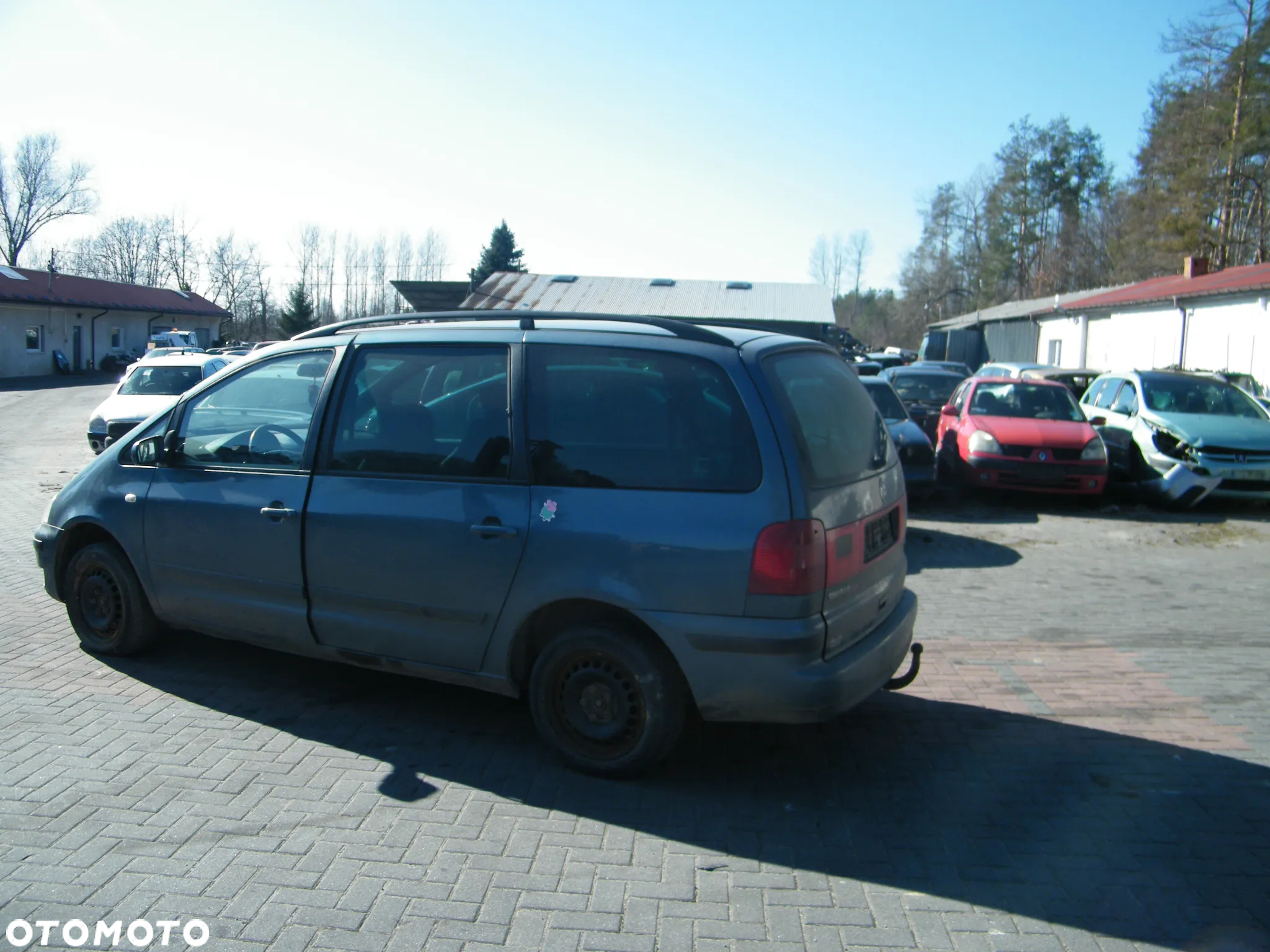 VW Sharan I FL 1.9 TDI 115KM silnik AUV skrzynia EHH lakier LC5W - 7
