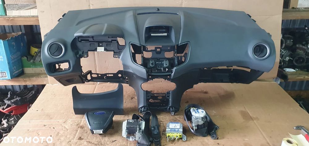 Konsola poduszki pasy AIRBAG sensor zestaw naprawczy Ford Fiesta MK7 ORYGINAŁ !!! - 1