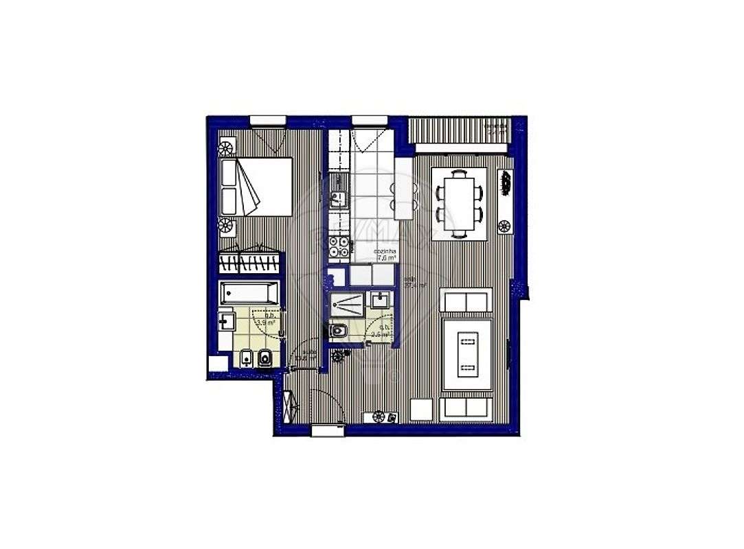 Apartamento T1 para arrendamento - Grande imagem: 3/35