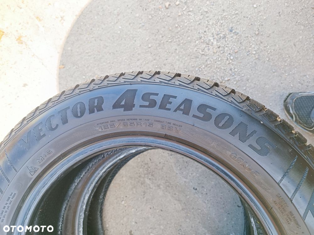 185/65R15 88V Opony Całoroczne Wielosezonowe Goodyear Vector4Seasons 7mm Legnica ALU-RAD 185/65 - 4