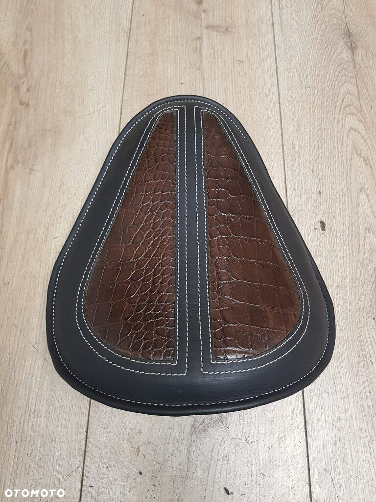 Siedzenie solo La Rosa 13'' Aligator Harley Davidson Old School - 4