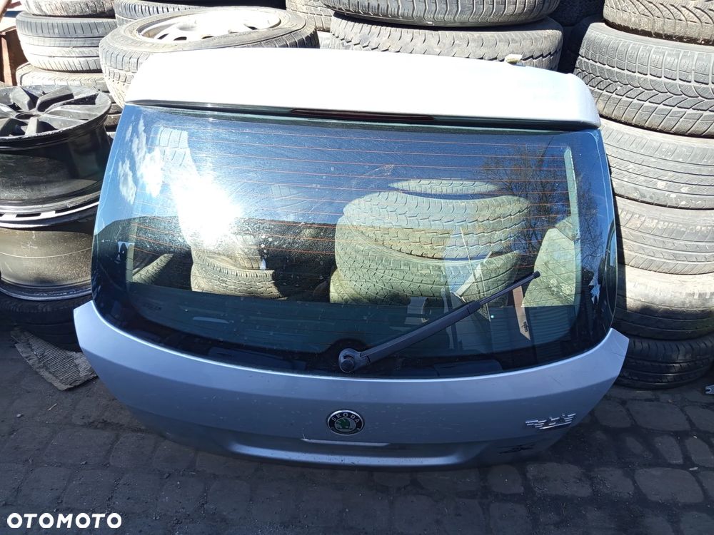 KLAPA BAGAŻNIKA SKODA FABIA II KOMBI KOD KOLORU LF9R SILNICZEK WYCIERACZKI ZAMEK BLENDA - 4