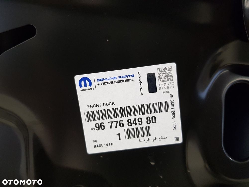 FABRYCZNIE NOWE LEWE PRZEDNIE DRZWI LEWA PRZOD PEUGEOT 508 1 I 10-17 9677684980 - 7