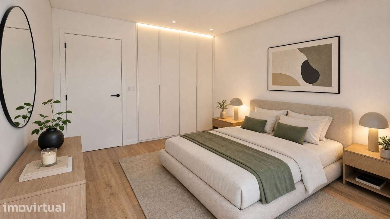 Apartamento T2 com garagem e varanda. Bem Situado - Grande imagem: 4/16
