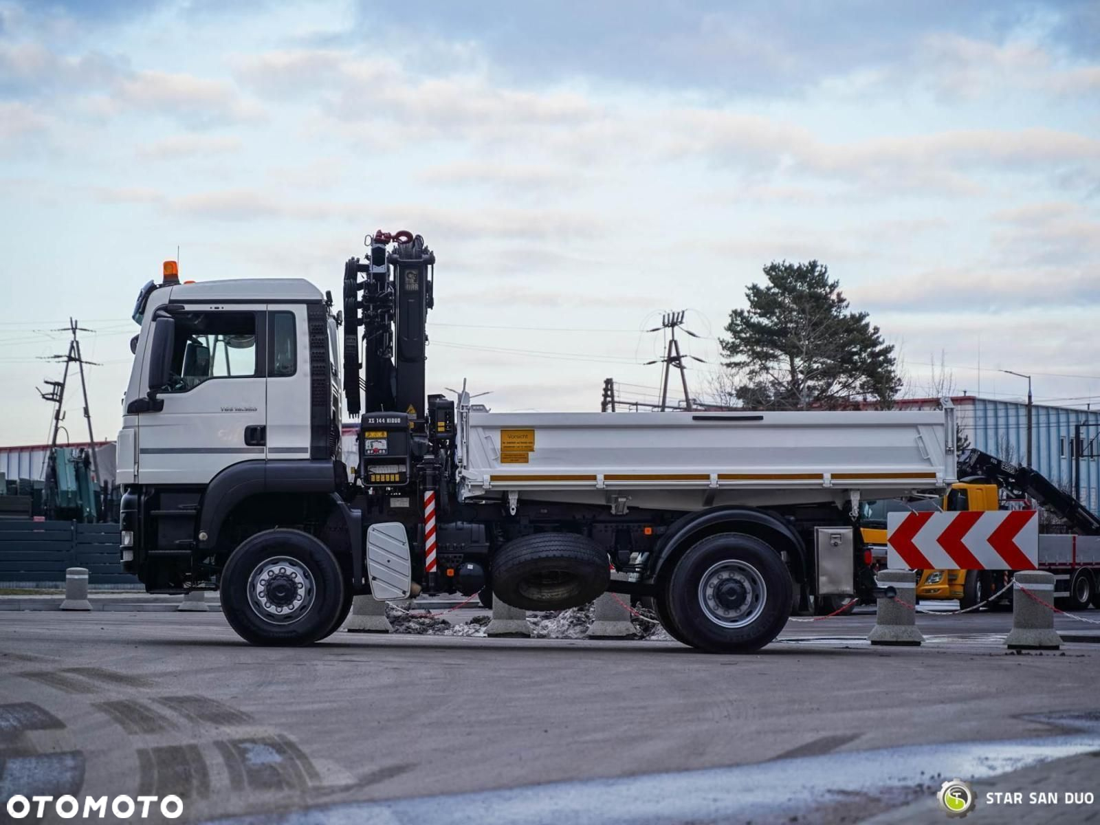 MAN TGS 18.360 4x4 HIAB 144 E-4 HDS Żuraw Wywrotka - 19