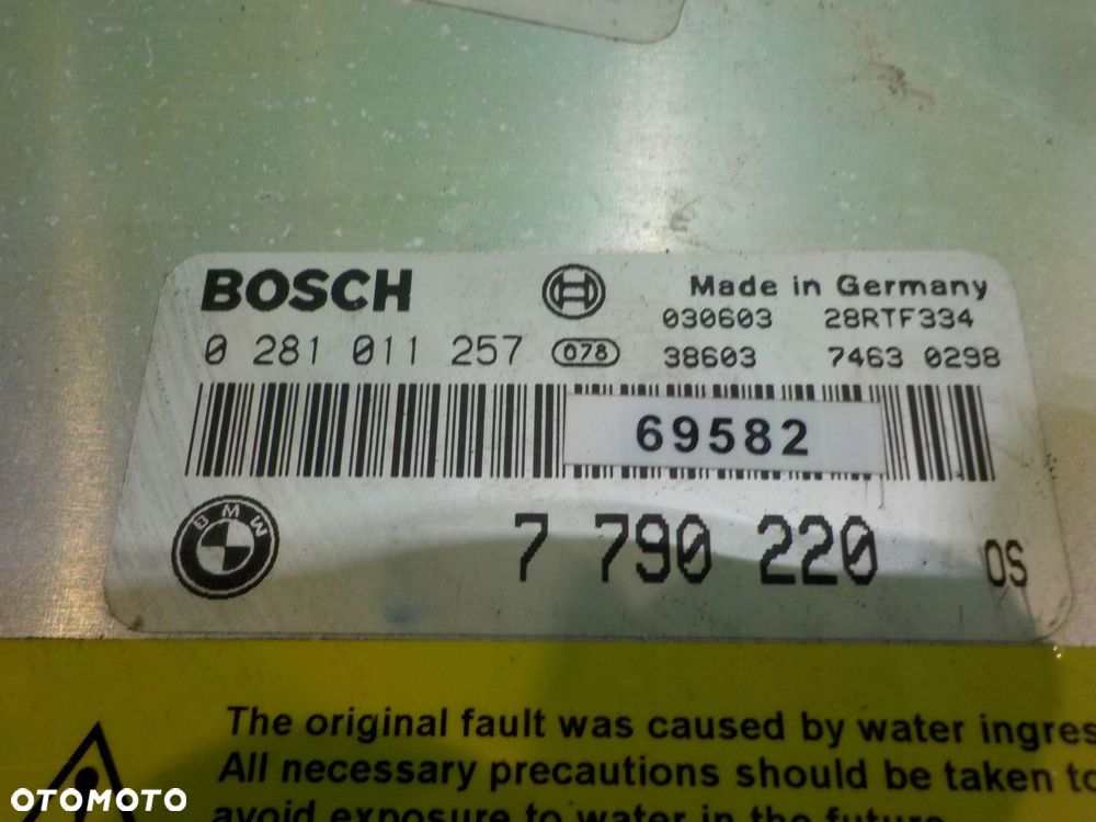 BMW X5 E53 3.0 D 03r KOMBI 5D sterownik komputer silnika 0281011257 7793122 - 3