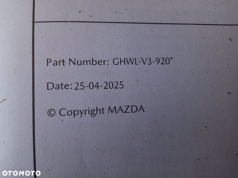 nowy oryginał hak holowniczy mazda 6 gn 6e 24r- - 4