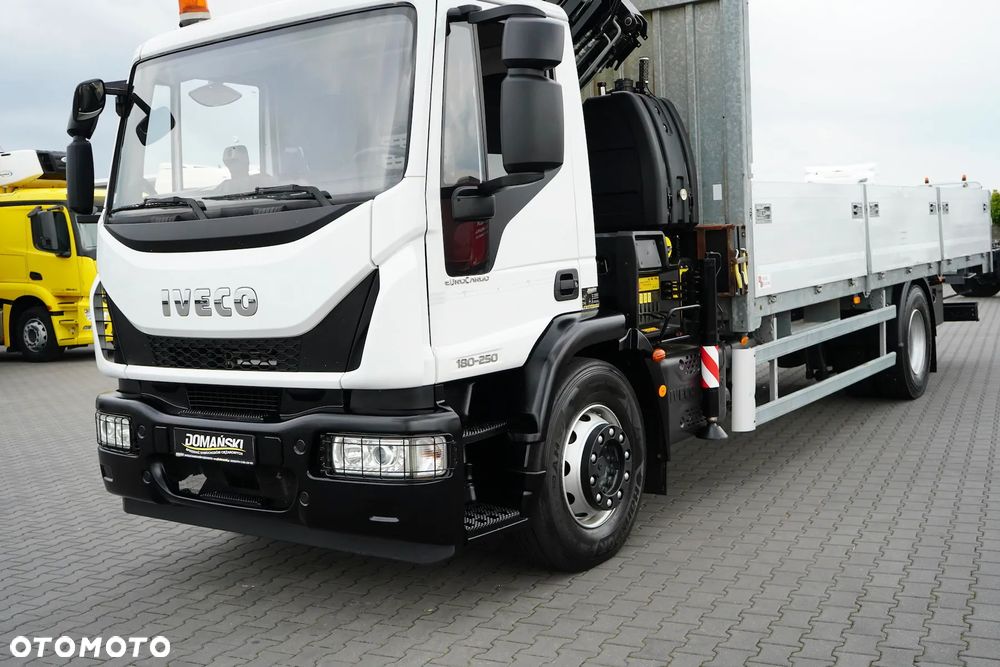 Iveco EUROCARGO / 180-250 / SKRZYNIOWY + HDS / HYVA HC - 153 / ROTATOR / PILOT - 21