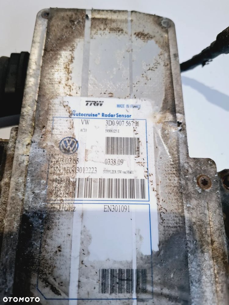 Radar Czujnik Distronic VW Phaeton 3D0907567H - 5