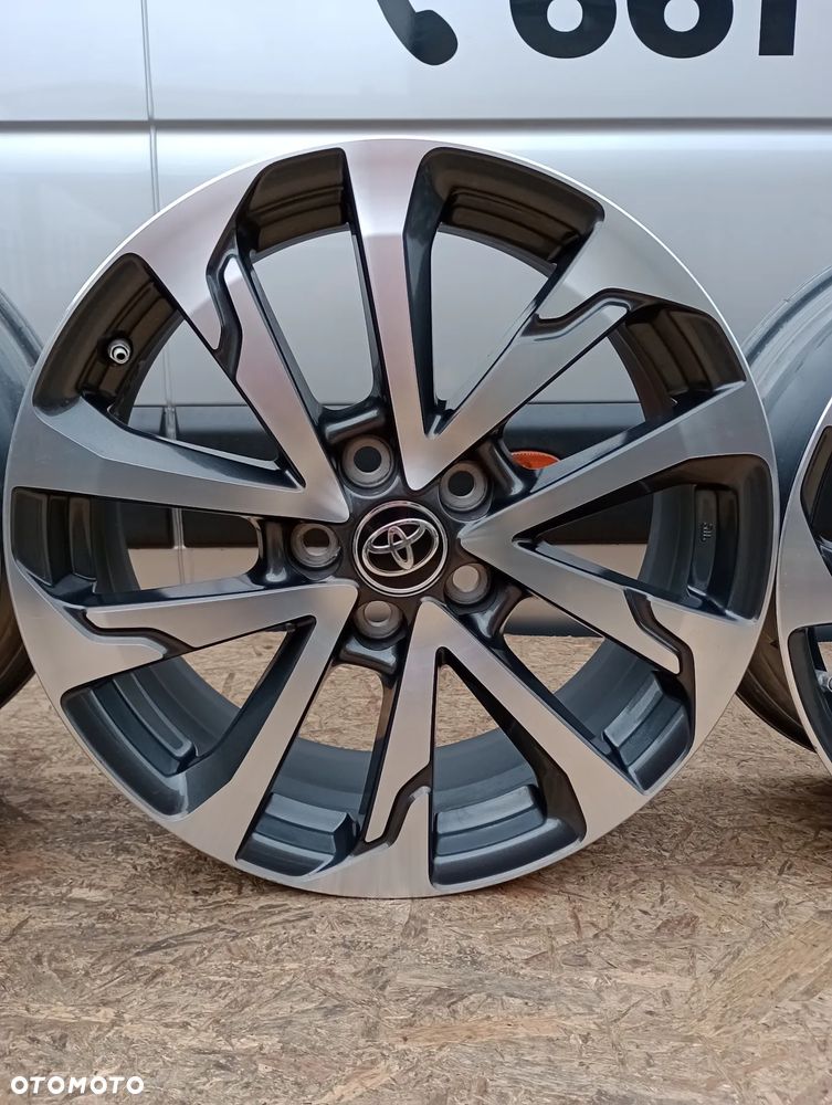 FELGI ALUMINIOWE 5x114 R18 7J ET40 TOYOTA AURIS AVENSIS CAMRY C-HR COROLLA MIRAI PREVIA PRIUS RAV4 VERSO YARIS - 7