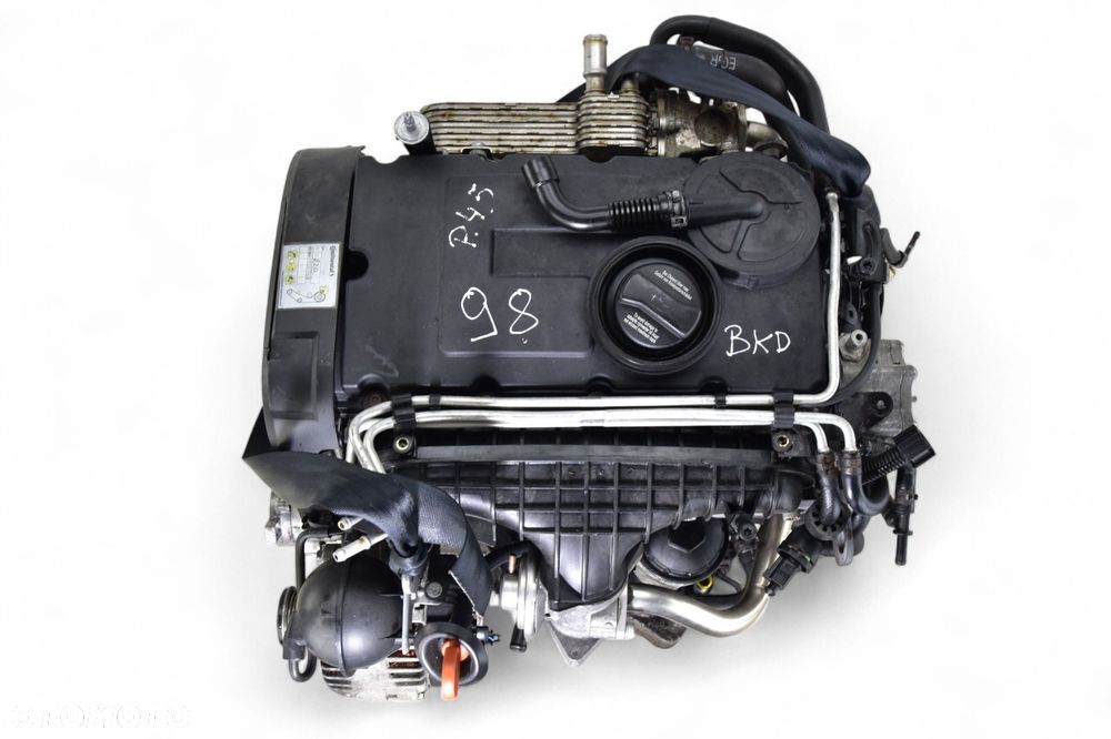 Silnik TOURAN AUDI A3 8P TOLEDO III GOLF V 2.0 TDI 140KM BKD  KOMPRESJA - 2