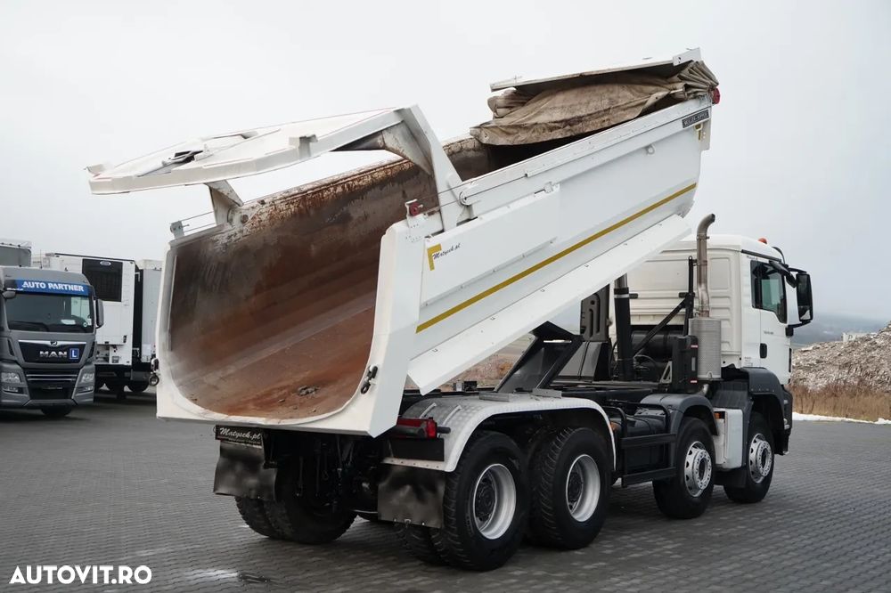 MAN TGS 35.460 / 8X4 / BASCULATOR SPATE / HYDROCLASP / MEILLER KIPPER / AUTOMAT / EURO 6 - 4