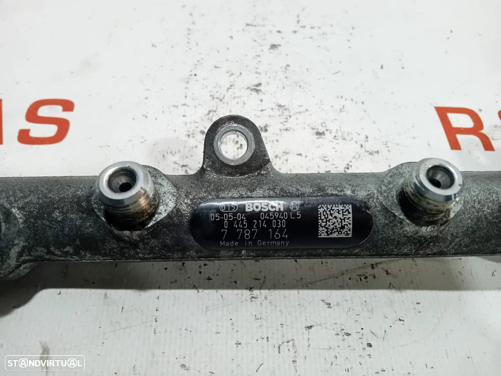 Régua Injetora BMW Série 1 E87 Série 3 E90 E91 Motor 2.0D 150 CV 0445214030 7787164 Original - 3