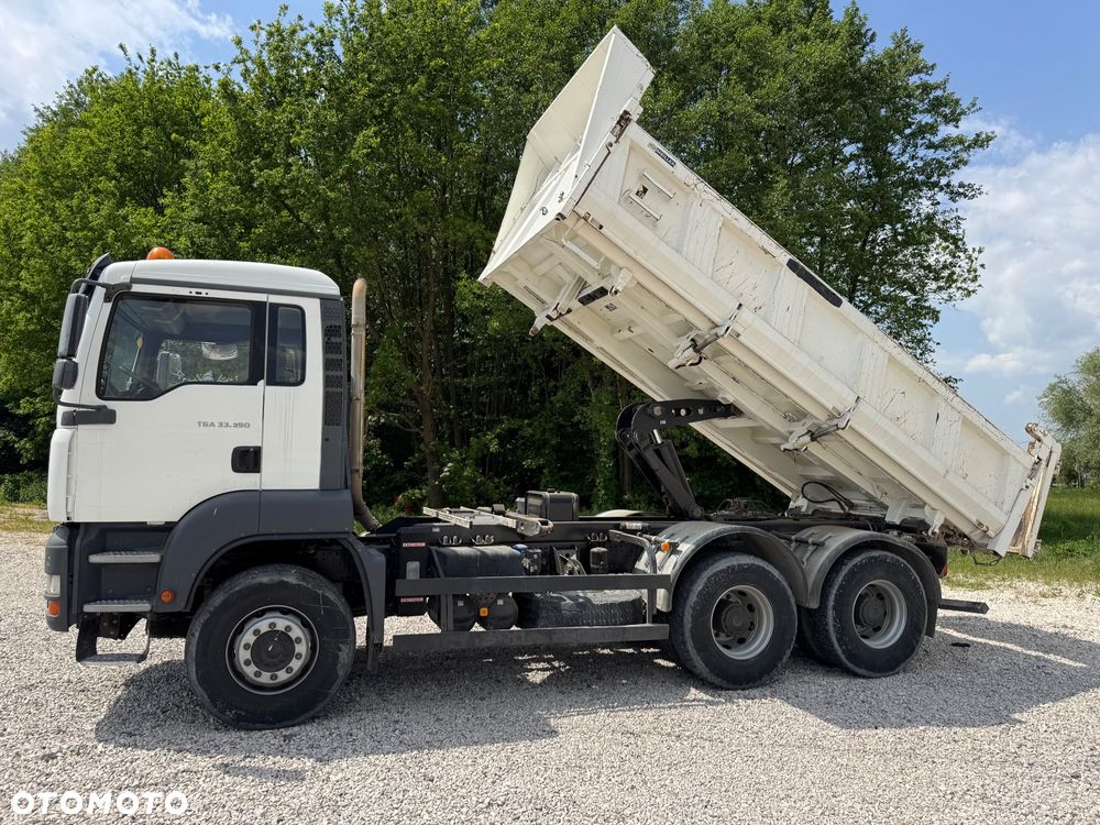 MAN TGA 33.390 6X4 Kiper Wywrotka Manual Resor Hydroburta - 5