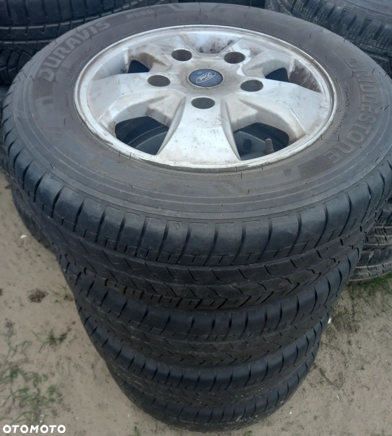 Koła Felgi Aluminiowe Alufelgi Opony Letnie BRIDGESTONE 2022r Ford Custom / Transit MK8 215/65 R16 - 1