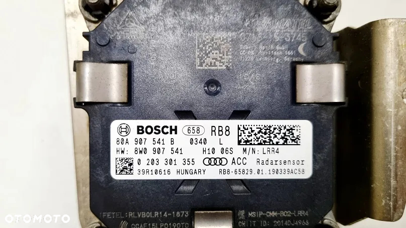 CZUJNIK SENSOR RADAR DISTRONIC AUDI Q5 80A907541C - 3