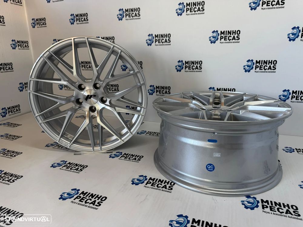 Jantes Japan Racing (JR28) em 18 (5x112) Silver Machined - 5