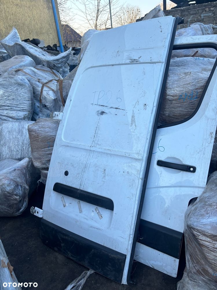 Drzwi tyl tylne klapa Opel Renault Movano II Master biale 2020 kompletne zawiasy Gorzow lubuskie - 4