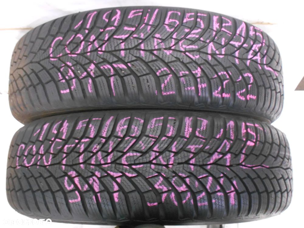 OPONY 195/65R15 CONTINENTAL WINTERCONTACT TS 870 DOT 3824 / 2722 8.3MM - 1