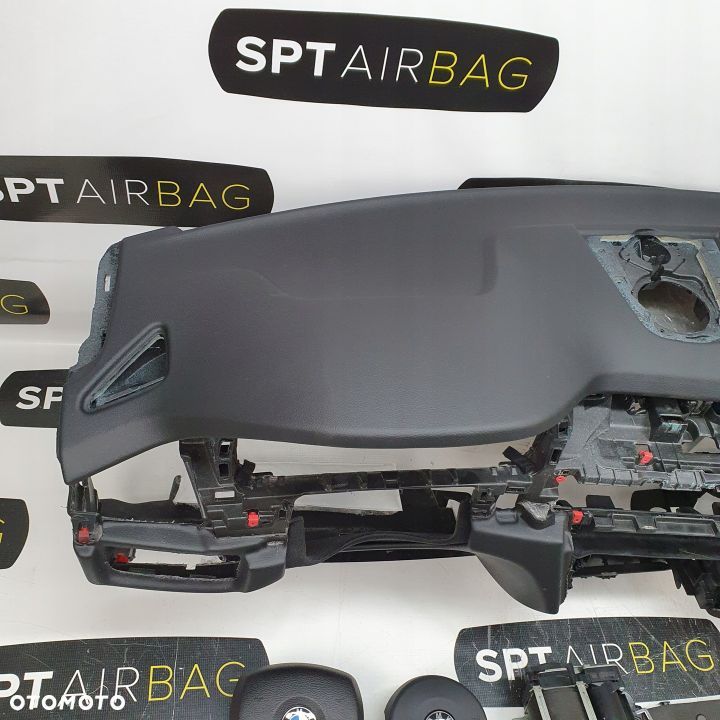 BMW X5 F15 X6 F16 DESKA ROZDZIELCZA KONSOLA KOKPIT PULPIT PODUSZKI AIRBAG AIR BAG PASY KIT SET - 2