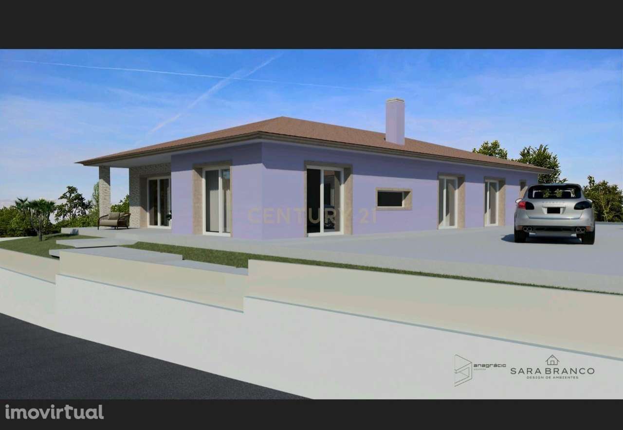 Terreno com projeto aprovado para Moradia T3 térrea com garagem em Con - Grande imagem: 3/9