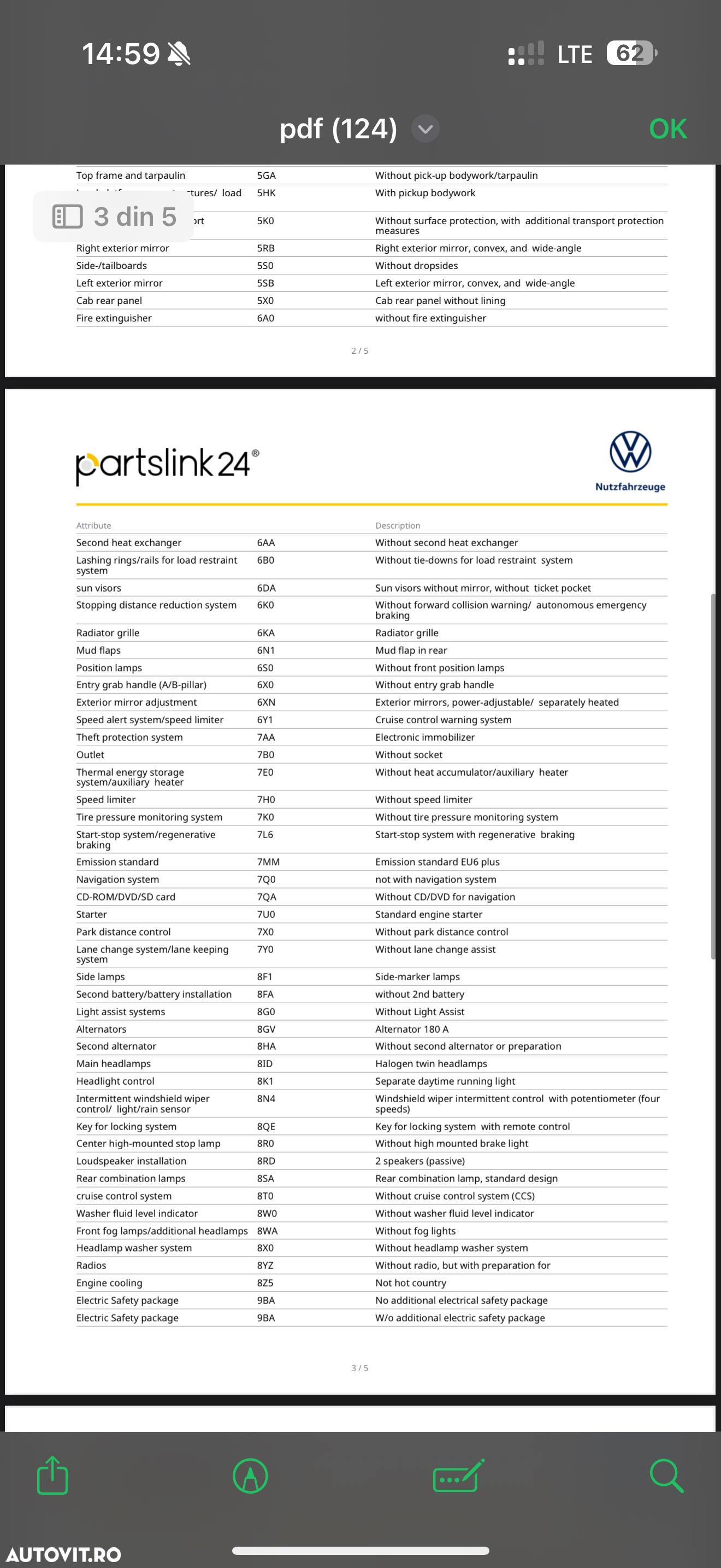 Volkswagen Crafter VW 35 CD L4 Dokka DoubleCab Platforma Autoutilitara Bena Aluminiu pick-up 2018 200.000km Unic Proprietar de noua reprezentanța VW NU Mercedes Sprinter - 16