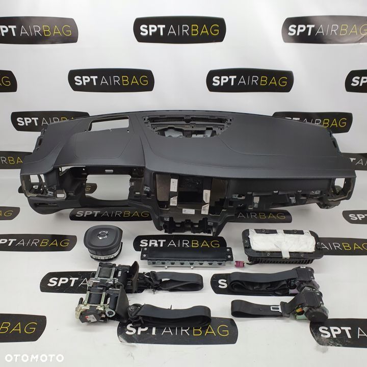 VOLVO V90 S90 DESKA ROZDZIELCZA KONSOLA KOKPIT PULPIT PODUSZKI AIRBAG AIR BAG PASY KIT SET - 1