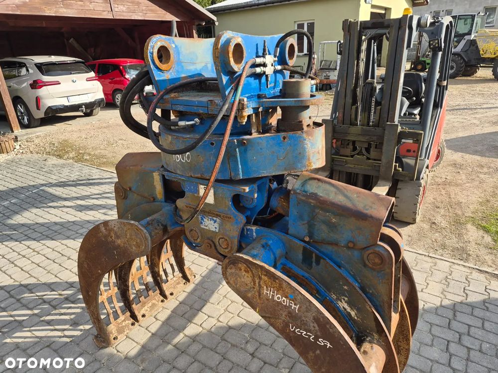 Mc Quaid HH2500 na 2 siłownikach, chwytak hydrauliczny obrotowy sortujący wyburzeniowy kleszcze, waga 1800kg. - 9