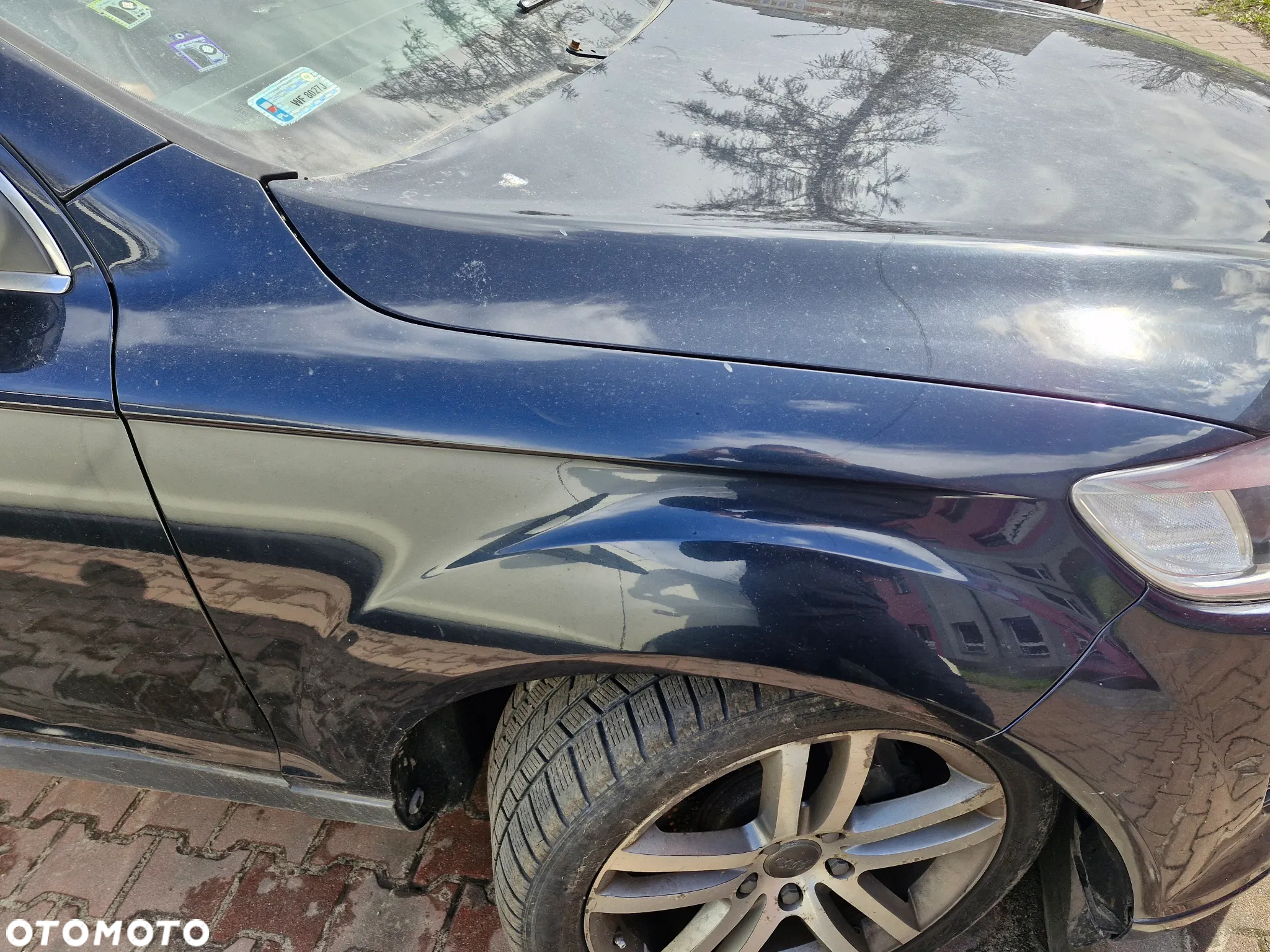 Audi Q7 3,0TDI V6 BUG zderzak drzwi maska klapa szyby silnik fotele skóra - Pojazd na czesci demontaż - 4