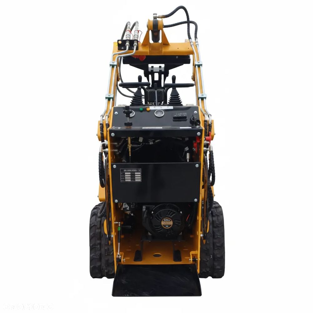 Miniładowarka Gąsienicowa Burtowa WORKMAX 360 SKID-STEER Zestaw (Łyżka + Młot) - 6