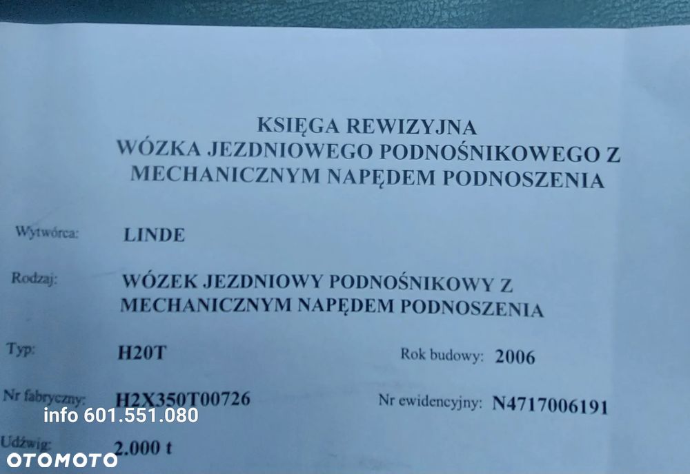 Linde H20T 350 - 3