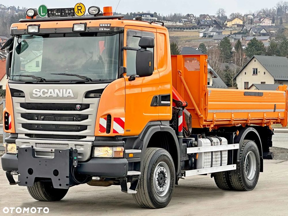 Scania G 360 * WYWROTKA 4,10 m + PK 11002 B + PILOT * 4x4 - 5