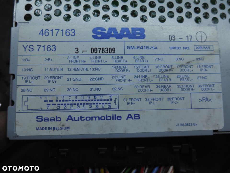 WZMACNIACZ AUDIO RADIA 4617163 SAAB 95 9-5 LIFT - 2