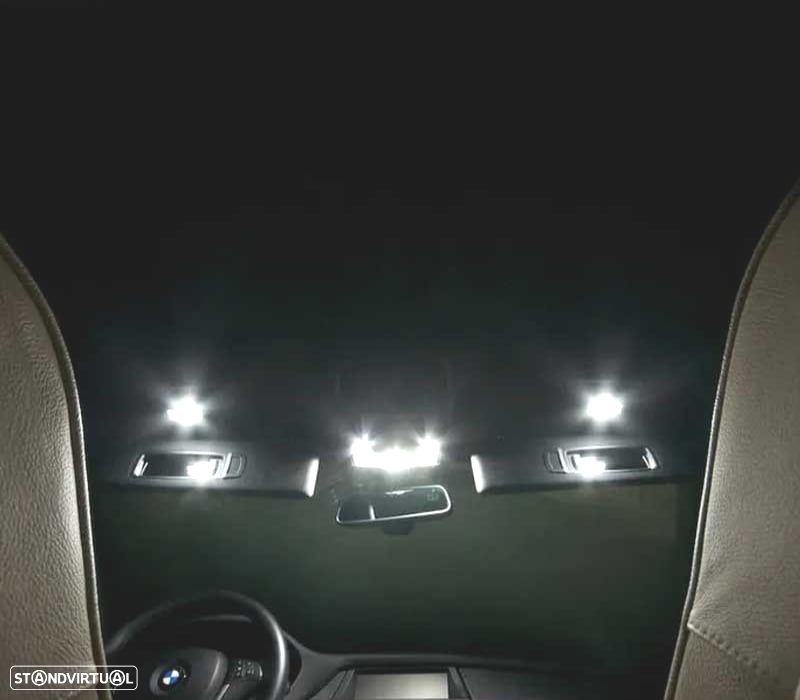 KIT COMPLETO 23 LAMPADAS LED INTERIOR PARA BMW X5 E70 M XDRIVE 30I XDRIVE30I M XDRIVE35D 35I 48I 50I - 3