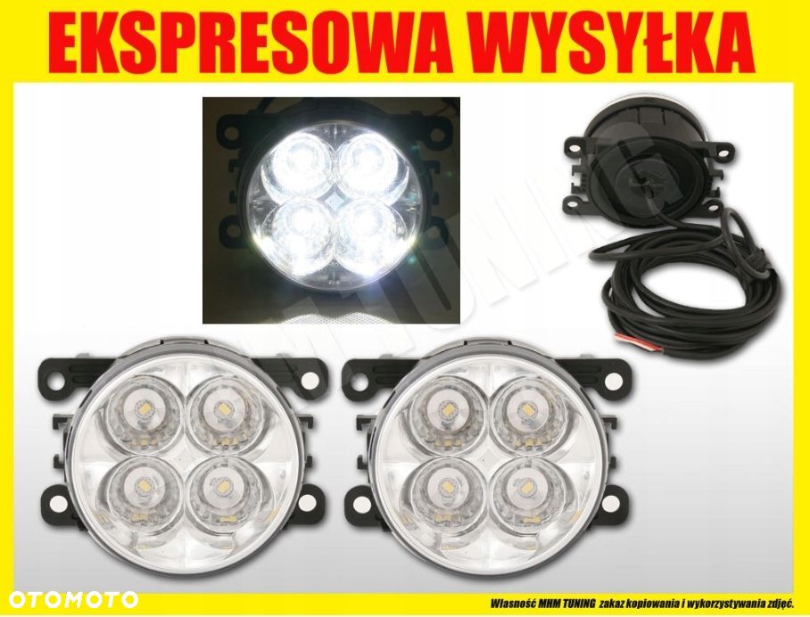 led drl światła dzienne opel peugeot renault subaru suzuki toyota ford mits - 2
