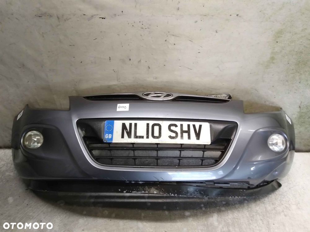 @ ZDERZAK PRZÓD PRZEDNI DO HYUNDAI I20 SZARY 2E - 1