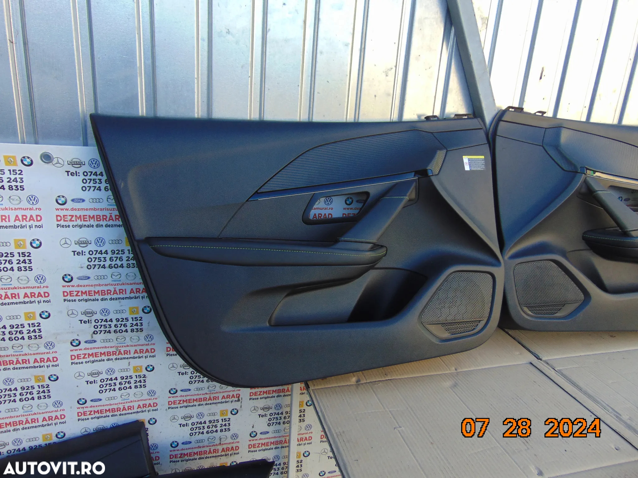 Fete usi Peugeot 208 dupa 2019 set fete usi interioare fata spate stanga dreapta - 4