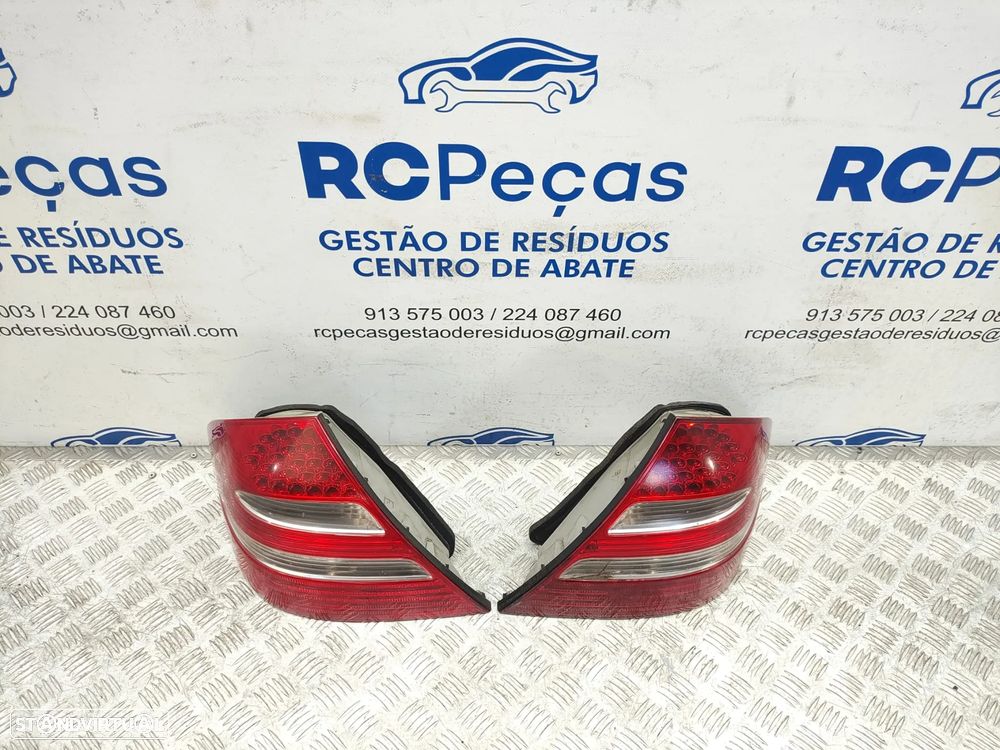 Farolins traseiros trás direito esquerdo LED originais Mercedes Benz Classe E W211 Carro Avantgarde Pré Facelift de 2001 a 2006 - 11