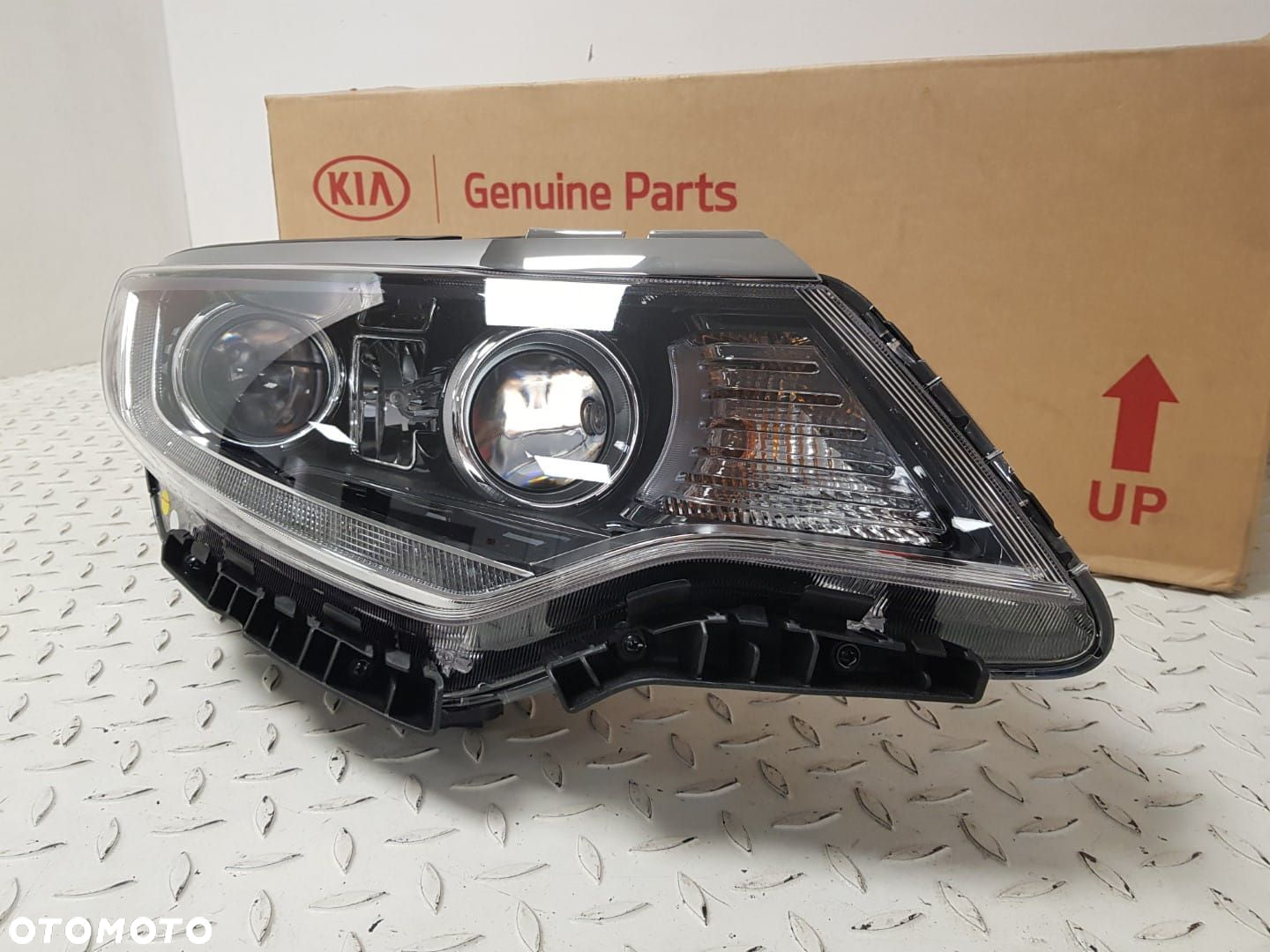 NOWA ORYGINALNA LAMPA PRAWA PRZEDNIA KIA OPTIMA 4 IV 15-19 SOCZEWKA + LED + DOŚW. EUROPA 92102-D4170 - 5