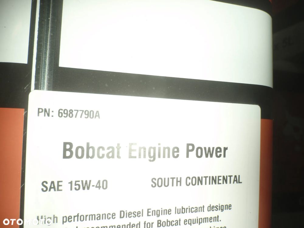 Olej silnikowy bobcat oryginal 15w40  10w30 Cat Jcb Case Bobcat Catepilar New Holland Massey Ferguson John Deere ORYGINAŁ - 5
