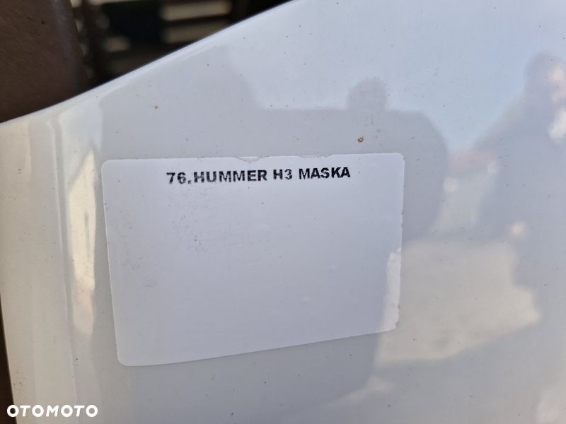 hummer h3 maska pokrywa silnika przód przednia - 2