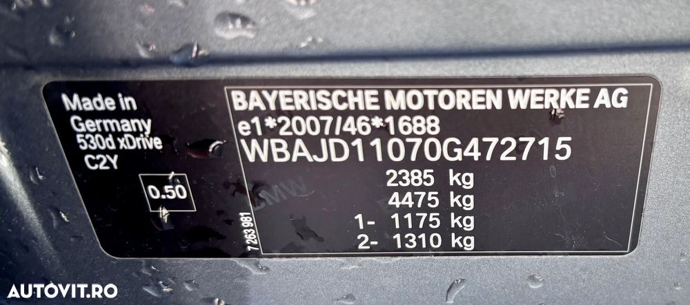 BMW Seria 5 530d xDrive Aut. - 2