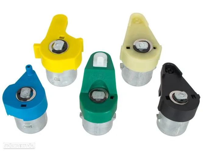 Kit de 5 fechos Canhões das portas com chaves da Renault Kangoo Mk1 NOVOS - 2